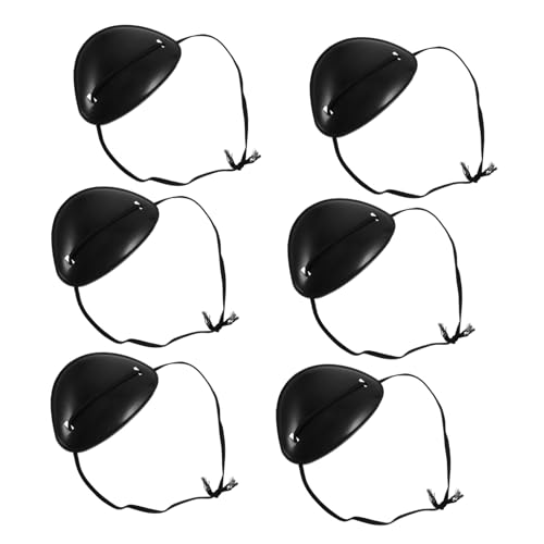 CONGARTENO 6Stücke Cosplay Augenklappen für Halloween Verstellbare Piraten Augenmasken Leichte Requisiten für Kostümpartys für Karneval Rollenspiele CONGARTENO 6Stücke Cosplay Augenklappen für Halloween Verstellbare Piraten Augenmasken Leichte Requisiten für Kostümpartys für Karneval Rollenspiele von CONGARTENO