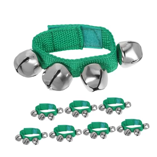 CONGARTENO 8 Stück Teiliges Percussion Bell Kit für Sichere Handgelenkschellen mit Lebhaftem Rhythmusförderndes Musikinstrument für Frühe Musikalische Entwicklung und Spielerische CONGARTENO 8 Stück Teiliges Percussion Bell Kit für Sichere Handgelenkschellen mit Lebhaftem Rhythmusförderndes Musikinstrument für Frühe Musikalische Entwicklung und Spielerische von CONGARTENO