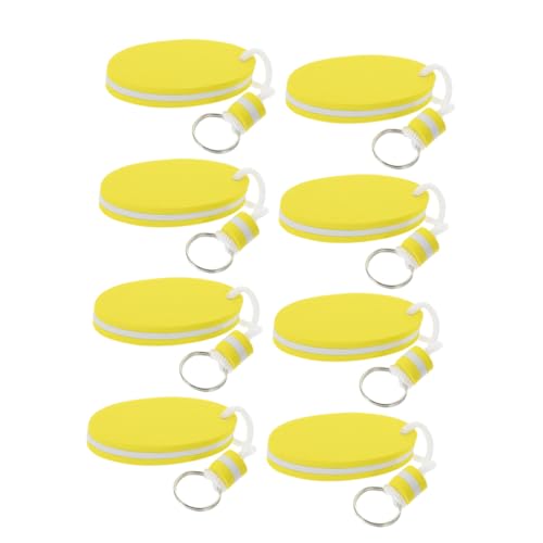 CONGARTENO 8 Stück Teiliges Schwimmende Schlüsselanhänger aus Wasserdichtem Eva Schaumstoff Oval Geformt Hochsichtbar Ergonomisch Geformt Sicherer Schlüsselhalter für Boot Kajak Segeln und CONGARTENO 8 Stück Teiliges Schwimmende Schlüsselanhänger aus Wasserdichtem Eva Schaumstoff Oval Geformt Hochsichtbar Ergonomisch Geformt Sicherer Schlüsselhalter für Boot Kajak Segeln und von CONGARTENO