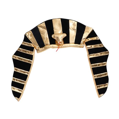 CONGARTENO Ägyptischer Hut Kostüm Zubehör Ägyptischer Kopfschmuck für Halloween Cosplay Erwachsene Rollenspiel Bühnenperformance CONGARTENO Ägyptischer Hut Kostüm Zubehör Ägyptischer Kopfschmuck für Halloween Cosplay Erwachsene Rollenspiel Bühnenperformance von CONGARTENO