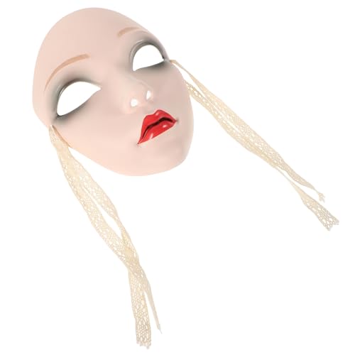 CONGARTENO Antike Chinesische Vollgesichtsmaske Handbemalte Maske für Maskerade Hanfu Accessoire Karnevalsmaske für Damen Traditionelle Chinesische Kulturfeier für Partys und Aufführungen von CONGARTENO