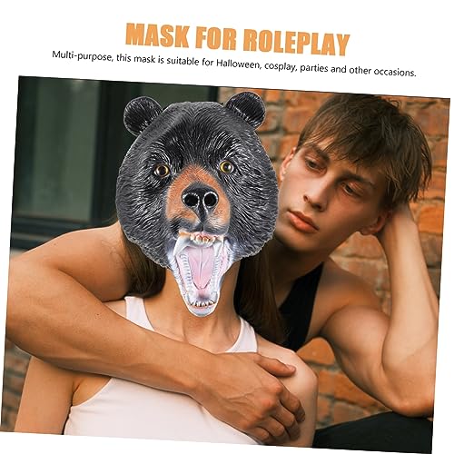 CONGARTENO Bär Maske Halloween Cosplay Maske für Karneval Party Verstellbar Leichtes Kostüm Accessoire für Erwachsene und Jugendliche CONGARTENO Bär Maske Halloween Cosplay Maske für Karneval Party Verstellbar Leichtes Kostüm Accessoire für Erwachsene und Jugendliche von CONGARTENO