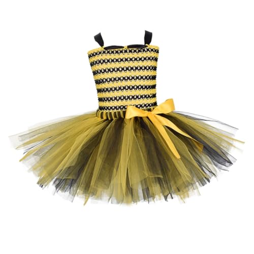 CONGARTENO Bienen Kostüm Mädchen Tüllrock mit Flügeln und Haaraccessoires Weicher Prinzessin Stil für Karneval Fasching Geburtstagsfeiern Verkleidung und Tanzaufführungen CONGARTENO Bienen Kostüm Mädchen Tüllrock mit Flügeln und Haaraccessoires Weicher Prinzessin Stil für Karneval Fasching Geburtstagsfeiern Verkleidung und Tanzaufführungen von CONGARTENO