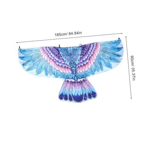 CONGARTENO Blauer Adlerflügel Umhang für Erwachsene Verstellbar Party Deko Kostüm Accessoire Vogel Flügel Verkleidung Halloween Cosplay Bühnenauftritt CONGARTENO Blauer Adlerflügel Umhang für Erwachsene Verstellbar Party Deko Kostüm Accessoire Vogel Flügel Verkleidung Halloween Cosplay Bühnenauftritt von CONGARTENO