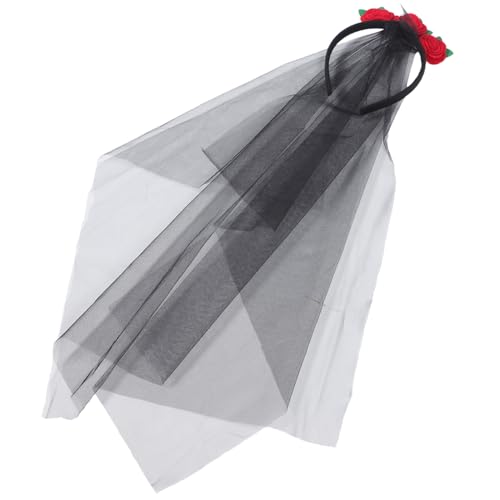CONGARTENO Blumenkranz Haarreif für Frauen Kreatives Design mit Blumen und Netzstoff für Hochzeiten Halloween und Partys Elastisch und für Verschiedene Kopfgrößen CONGARTENO Blumenkranz Haarreif für Frauen Kreatives Design mit Blumen und Netzstoff für Hochzeiten Halloween und Partys Elastisch und für Verschiedene Kopfgrößen von CONGARTENO