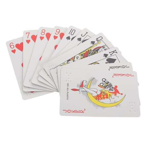 CONGARTENO Braille Spielkarten für Erwachsene und Karten mit Erhabener Blindenschrift Barrierefreie Kartenspiele für Sehbehinderte und Freizeitspielzeug CONGARTENO Braille Spielkarten für Erwachsene und Karten mit Erhabener Blindenschrift Barrierefreie Kartenspiele für Sehbehinderte und Freizeitspielzeug von CONGARTENO