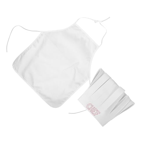 CONGARTENO Chef Kostüm für Neugeborene Monate Weiches Hautfreundliches Kochschürzen-outfit mit Mütze Komfortabel für Fotoshootings und Alltag Vielseitig und Sicher von CONGARTENO