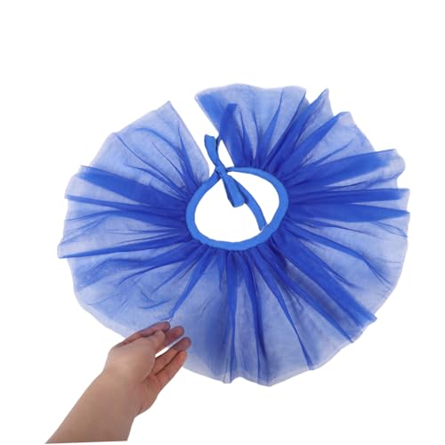 CONGARTENO Clown Tüllkragen Damen Mehrlagiger Abnehmbarer Netzkragen Leichter Polyester Fake Collar Für Bühne Cosplay Theater Party Kostüm Zubehör von CONGARTENO