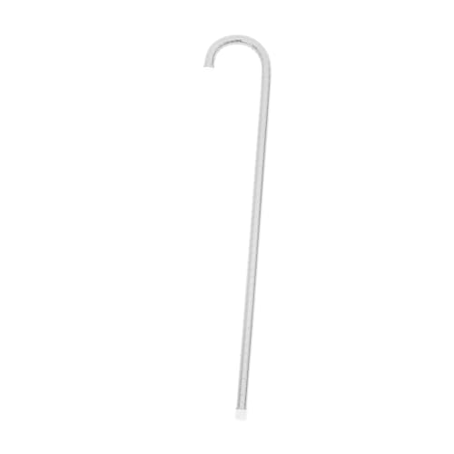 CONGARTENO Cosplay Gehstock Silber Jazz Tanz Requisite für Halloween Party Bühnenauftritt Leichte Tanzkrücke für Kostüm und Maskerade CONGARTENO Cosplay Gehstock Silber Jazz Tanz Requisite für Halloween Party Bühnenauftritt Leichte Tanzkrücke für Kostüm und Maskerade von CONGARTENO