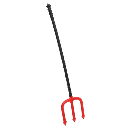CONGARTENO Devil Pitch Fork Cosplay Requisit aus Rot Lackiert Gabel Halloween Party Zubehör für Maskerade Karneval CONGARTENO Devil Pitch Fork Cosplay Requisit aus Rot Lackiert Gabel Halloween Party Zubehör für Maskerade Karneval von CONGARTENO
