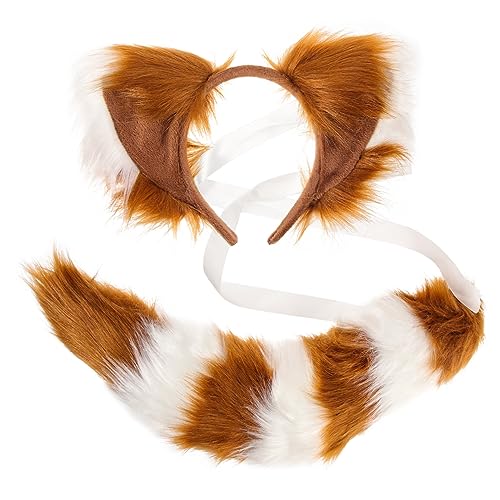 CONGARTENO Flauschiges Fuchs Ohren Haarband und Komfortables Tier Cosplay Zubehör für Rollenspiele Kostüm Party Haarschmuck Weiches Material Hautfreundlich und Langlebig CONGARTENO Flauschiges Fuchs Ohren Haarband und Komfortables Tier Cosplay Zubehör für Rollenspiele Kostüm Party Haarschmuck Weiches Material Hautfreundlich und Langlebig von CONGARTENO