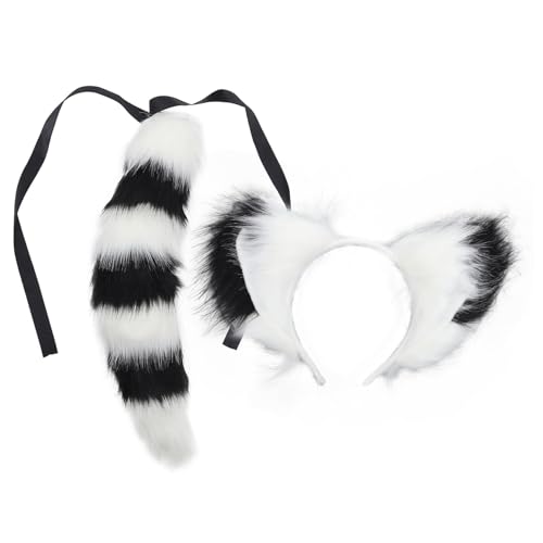 CONGARTENO Fuchsohren Haarband Plüsch Cosplay Party Kostüm Zubehör Damen Mädchen Karneval Verkleidung von CONGARTENO