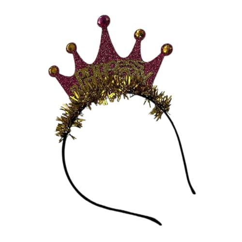 CONGARTENO Glitzerndes Geburtstagsstirnband für Mädchen Elegantes Party Accessoire mit Happy Birthday Aufdruck für Feiern und Festivals Langlebig und von CONGARTENO