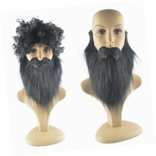 CONGARTENO Großer Schwarzer Kunstbart Cosplay Schnurrbart Faschingskostüm Halloween Party Requisite Langlebiger Falscher Selbstklebend für Verkleidung und Festival CONGARTENO Großer Schwarzer Kunstbart Cosplay Schnurrbart Faschingskostüm Halloween Party Requisite Langlebiger Falscher Selbstklebend für Verkleidung und Festival von CONGARTENO