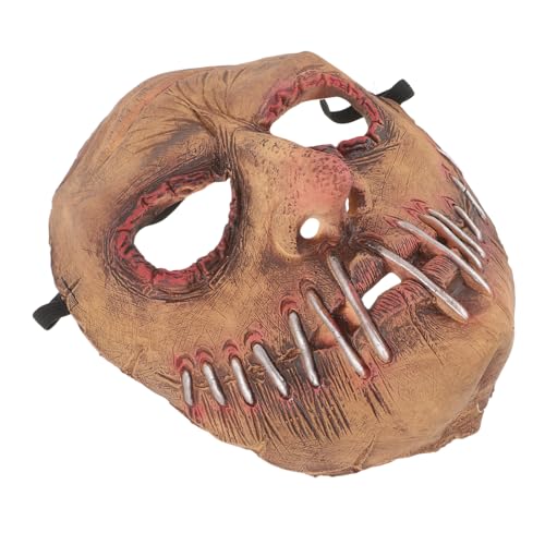 CONGARTENO Gruselige Halloween mit Elastischem Band Leichte Adult Horror Party für Kostüm und Cosplay Events Realistische Creep Head Prop für Halloween Dekoration CONGARTENO Gruselige Halloween mit Elastischem Band Leichte Adult Horror Party für Kostüm und Cosplay Events Realistische Creep Head Prop für Halloween Dekoration von CONGARTENO