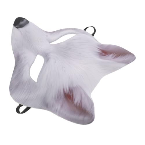 CONGARTENO Halbgesichts-fuchsmaske aus Atmungsaktiv und Leicht Detailreiches Tier-cosplay für Halloween Karneval Maskerade Geeignet für Erwachsene CONGARTENO Halbgesichts-fuchsmaske aus Atmungsaktiv und Leicht Detailreiches Tier-cosplay für Halloween Karneval Maskerade Geeignet für Erwachsene von CONGARTENO