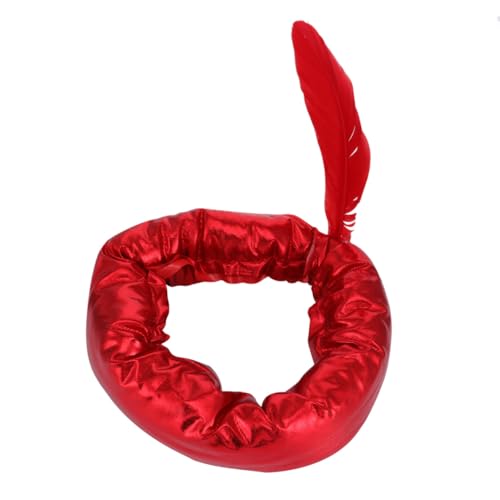 CONGARTENO Halloween Arabischer Königshut für Jungen Langlebiger Prinzenhut aus Hochwertigem Material Eleganter Roter Kopfschmuck für Kostümparty und Rollenspiele von CONGARTENO