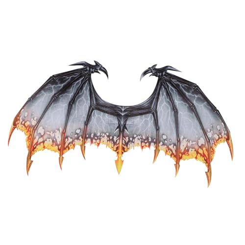 CONGARTENO Halloween Drachenflügel Cosplay Kostüm Erwachsene Kreative Schwarze Flügel aus Leichtem Langlebigem Material für Karneval Maskerade Kostümparty und Fotospaß von CONGARTENO