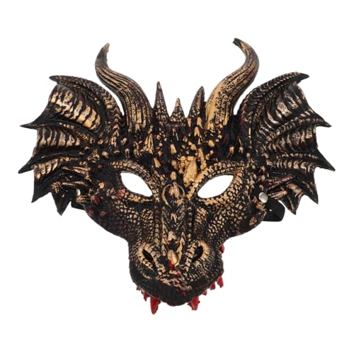 CONGARTENO Halloween Drachenmaske Vollgesichts Pu-material Leichte Realistische Tierkopf-maske für Erwachsene Cosplay Maskerade Kostüm Party Bühne CONGARTENO Halloween Drachenmaske Vollgesichts Pu-material Leichte Realistische Tierkopf-maske für Erwachsene Cosplay Maskerade Kostüm Party Bühne von CONGARTENO