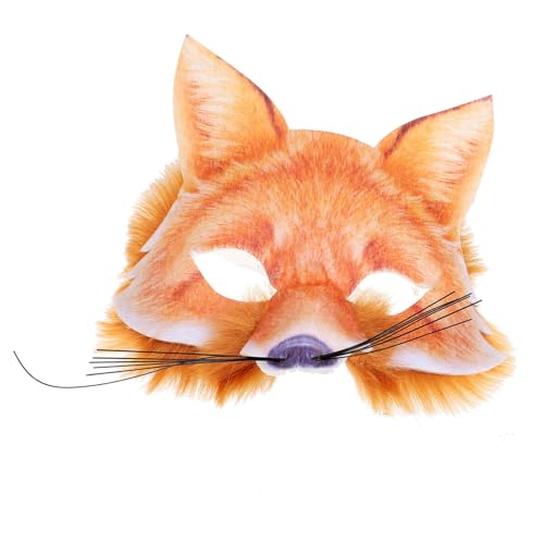 CONGARTENO Halloween Halbgesichts Fuchsgesicht Masquerade Maske mit Realistischem Design für Halloween Karneval Maskerade Party Cosplay Erwachsene und Geburtstagsfeiern CONGARTENO Halloween Halbgesichts Fuchsgesicht Masquerade Maske mit Realistischem Design für Halloween Karneval Maskerade Party Cosplay Erwachsene und Geburtstagsfeiern von CONGARTENO