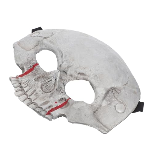 CONGARTENO Halloween Halbmaske aus Atmungsaktivem Schaumstoff Realistische Schädeloptik Leichte Halbe Gesichtsmaskerade für Halloween Cosplay Karneval und Partys Komfortabel und Vielseitig CONGARTENO Halloween Halbmaske aus Atmungsaktivem Schaumstoff Realistische Schädeloptik Leichte Halbe Gesichtsmaskerade für Halloween Cosplay Karneval und Partys Komfortabel und Vielseitig von CONGARTENO