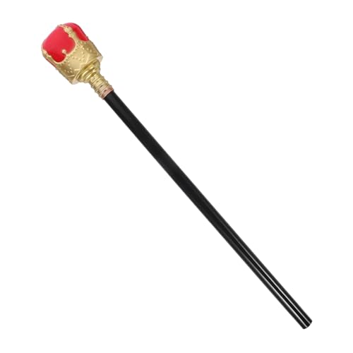 CONGARTENO Halloween König Handstab Cosplay Kostümstab Rot Gold Leichtes Kunststoff Accessoire für Bühnenauftritte Fasching Mottoparty Karneval und Verkleidungsspiele CONGARTENO Halloween König Handstab Cosplay Kostümstab Rot Gold Leichtes Kunststoff Accessoire für Bühnenauftritte Fasching Mottoparty Karneval und Verkleidungsspiele von CONGARTENO