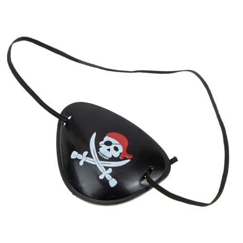 CONGARTENO Halloween Piraten Augenklappe mit Schädelmotiv Leichte Cosplay Maske für Halloween Party und Kostümzubehör Atmungsaktive Einäugige Maske für Damen und Herren CONGARTENO Halloween Piraten Augenklappe mit Schädelmotiv Leichte Cosplay Maske für Halloween Party und Kostümzubehör Atmungsaktive Einäugige Maske für Damen und Herren von CONGARTENO