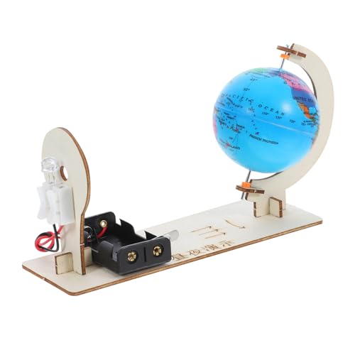 CONGARTENO Holz Erde Tag Nacht Demonstrator Modell DIY Wissenschaftsset für Robustes Material Sicherer Lernspielzeug Baustein für Frühe Naturwissenschaften Glatte Kanten Geschenk von CONGARTENO