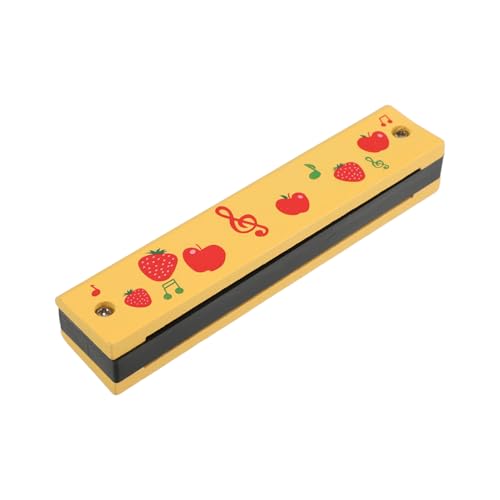 CONGARTENO Holz Mundharmonika für Anfänger Obstmuster Tragbares Lerninstrument Kinderspielzeug Musikparty CONGARTENO Holz Mundharmonika für Anfänger Obstmuster Tragbares Lerninstrument Kinderspielzeug Musikparty von CONGARTENO