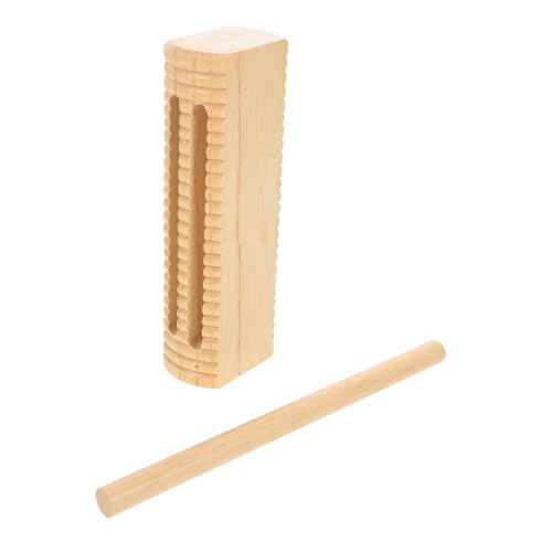 CONGARTENO Holz-rhythmusblock mit Schlägel Orff-Instrument für Lauter Resonanter Klang Tragbar und Vielseitig Geeignet für Frühpädagogik Gruppenaktivitäten und Familienmusik von CONGARTENO