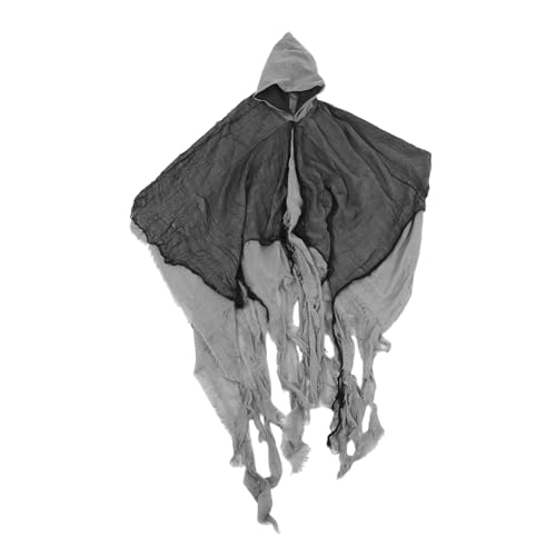 CONGARTENO Horrorkostüm Erwachsenen Halloween Scream Kapuze Umhang Atmungsaktiv Leicht Zu Reinigen Vielseitig Für Cosplay Geisterhaus Und Garten Dekoration CONGARTENO Horrorkostüm Erwachsenen Halloween Scream Kapuze Umhang Atmungsaktiv Leicht Zu Reinigen Vielseitig Für Cosplay Geisterhaus Und Garten Dekoration von CONGARTENO