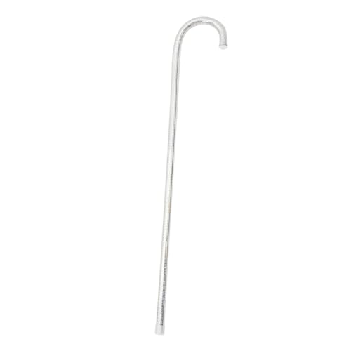 CONGARTENO Jazz Tanz Gehstock Silber Robust Langlebig Bühnenrequisite für Bauchtanz Kostüm Zubehör Karneval Party Cosplay Zubehör von CONGARTENO