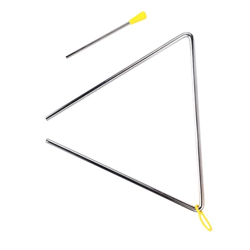 CONGARTENO Kindgerechtes Dreieck Percussion Instrument Langlebiges Musikinstrument für Fördert Musikalisches Interesse und Frühe Bildung für Jungen und Mädchen von CONGARTENO