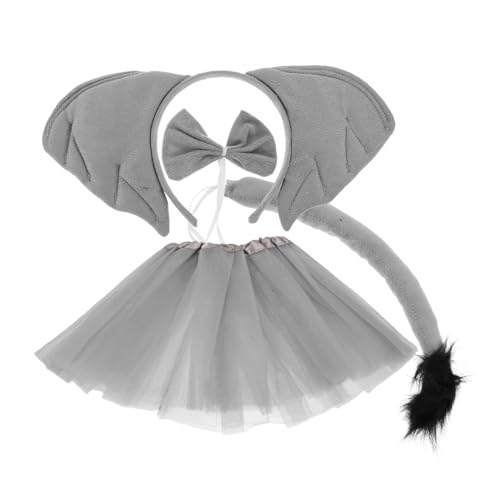 CONGARTENO Kostüm mit Grauem Tüllrock Weichem Stirnband mit Ohren Schleife und Plüsch Vielseitig für Halloween Karneval und Cosplay Geeignet Komfortabel und Auffällig Gestaltet CONGARTENO Kostüm mit Grauem Tüllrock Weichem Stirnband mit Ohren Schleife und Plüsch Vielseitig für Halloween Karneval und Cosplay Geeignet Komfortabel und Auffällig Gestaltet von CONGARTENO