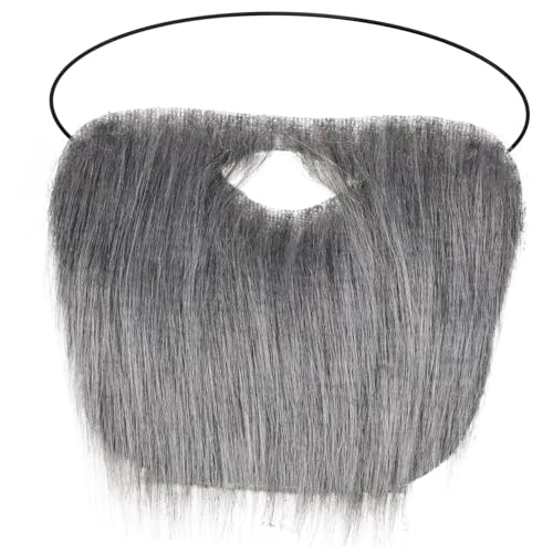 CONGARTENO Künstlicher Weihnachtsmann Schnurrbart mit Verstellbarem Riemen und Dicht Leichter Cosplay Prop für Halloween Weihnachten Bühnenauftritte und Kostümfeiern von CONGARTENO