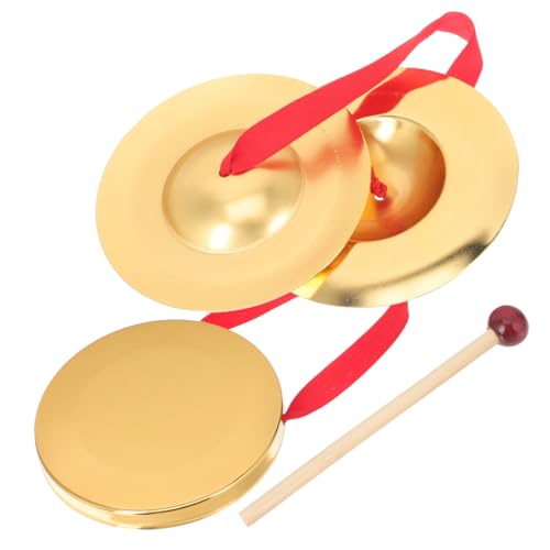 CONGARTENO Lustiges Percussion Instrument Handheld Gong Metall Schlaginstrument für Mini Gong und Becken für Rhythmisches Musizieren und Musikförderung CONGARTENO Lustiges Percussion Instrument Handheld Gong Metall Schlaginstrument für Mini Gong und Becken für Rhythmisches Musizieren und Musikförderung von CONGARTENO