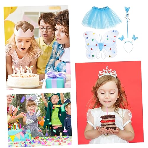 CONGARTENO Mädchen Feenkostüm Teiliges mit Tüllrock und Schmetterlingsflügeln Hautfreundlich Kreatives Bühnenkostüm für Party Karneval Tanz Geburtstag Weihnachten CONGARTENO Mädchen Feenkostüm Teiliges mit Tüllrock und Schmetterlingsflügeln Hautfreundlich Kreatives Bühnenkostüm für Party Karneval Tanz Geburtstag Weihnachten von CONGARTENO