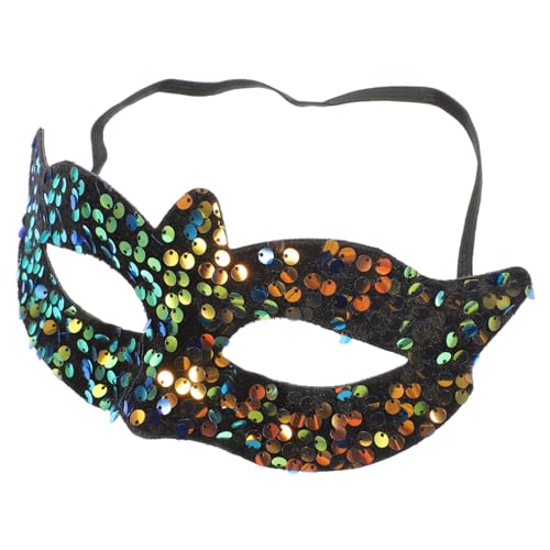 CONGARTENO Masquerade Maske mit Glitzer Halbe Gesichtsbedeckung Leichtes Party und Halloween Cosplay Accessoire für Damen Einzigartige Form Augen für Karneval und Bühnenauftritte CONGARTENO Masquerade Maske mit Glitzer Halbe Gesichtsbedeckung Leichtes Party und Halloween Cosplay Accessoire für Damen Einzigartige Form Augen für Karneval und Bühnenauftritte von CONGARTENO