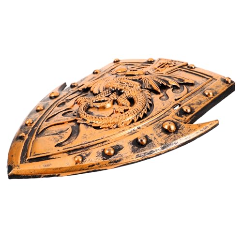 CONGARTENO Mittelalterlicher Dracheneck Schild Cosplay Requisit Langlebig Leicht zu Tragen für Party Dekoration und Bühnenperformance CONGARTENO Mittelalterlicher Dracheneck Schild Cosplay Requisit Langlebig Leicht zu Tragen für Party Dekoration und Bühnenperformance von CONGARTENO
