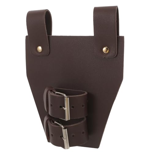 CONGARTENO Mittelalterlicher Lederschwerthalter Frosch Ergonomisch rutschfest für Ritterschwert Gürtel Zubehör Cosplay Bühnenauftritt Halloween Kostüm Zubehör von CONGARTENO