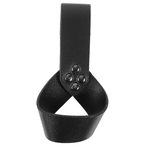 CONGARTENO Mittelalterlicher Schwerthalter PU Kunstmaterial mit Metall Ergonomischer Rutschfester Schwerthalter für Kostüm Bühnenauftritt und Halloween Verstellbarer Schwertfrosch für von CONGARTENO