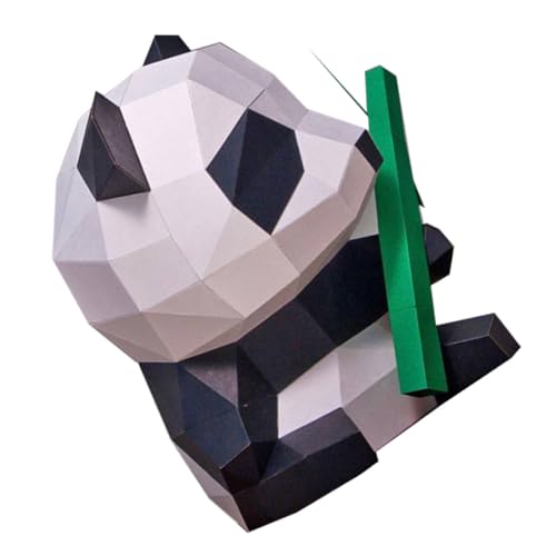 CONGARTENO Origami Papiermodell Panda DIY Bastelset Kreatives Tier Ornament aus Naturpapier Dekoratives für Konzentration CONGARTENO Origami Papiermodell Panda DIY Bastelset Kreatives Tier Ornament aus Naturpapier Dekoratives für Konzentration von CONGARTENO