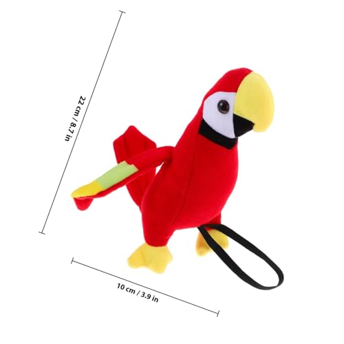 CONGARTENO Piraten party Schulterpapagei Rotes Bandana und Augenklappe Piratenkostüm Zubehör für Piraten cosplay Halloween Kostüm accessoires für Piratenfans von CONGARTENO