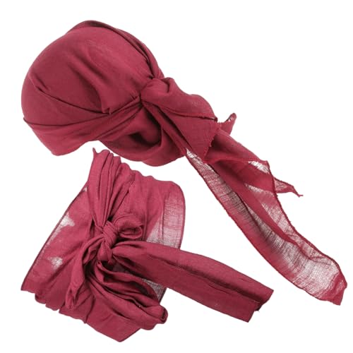 CONGARTENO Piratenkostüm Zubehör Rot Teilig Beanie Cap und Gürtel Verstellbar Atmungsaktiv Für Halloween Party Geburtstag Tischdeko Cosplay CONGARTENO Piratenkostüm Zubehör Rot Teilig Beanie Cap und Gürtel Verstellbar Atmungsaktiv Für Halloween Party Geburtstag Tischdeko Cosplay von CONGARTENO