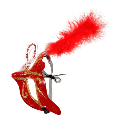 CONGARTENO Plumage Mask Damen Karneval Masquerade Maske Halloween Party Requisit Leicht Tragbar Elegantes Design Für Kostümpartys Bühnenauftritte von CONGARTENO