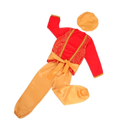 CONGARTENO Prince Children's Performance Anzug Halloween -kostüm Königliche Outfits Für Kleider Für Kinderjunge Kostüm Prinzenkostüm Für Jungen Polyester (polyester) Rot von CONGARTENO