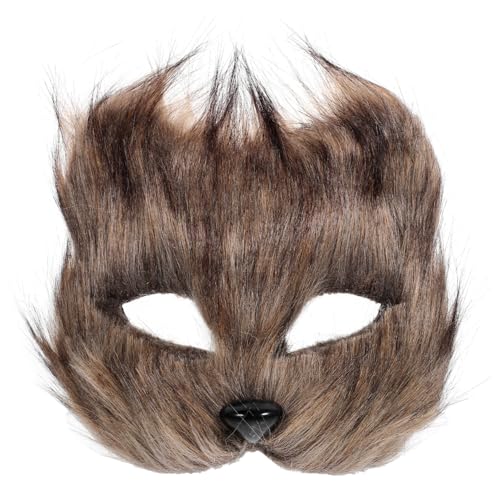 CONGARTENO Realistische Fuchs Halbgesichtsmaske aus Kunstfell mit Elastischem Band für Halloween Kostüm Party und Karneval Tiermasken Erwachsene Fuchs-spitzenmaske für Maskerade und Cosplay CONGARTENO Realistische Fuchs Halbgesichtsmaske aus Kunstfell mit Elastischem Band für Halloween Kostüm Party und Karneval Tiermasken Erwachsene Fuchs-spitzenmaske für Maskerade und Cosplay von CONGARTENO