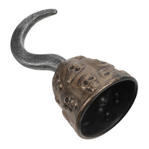 CONGARTENO Retro Piratenhaken mit Totenschädel für Erwachsene Leichter Kunststoff Ergonomischer Griff Tragbares Piraten Cosplay Zubehör für Halloween Party und Kostümspiel CONGARTENO Retro Piratenhaken mit Totenschädel für Erwachsene Leichter Kunststoff Ergonomischer Griff Tragbares Piraten Cosplay Zubehör für Halloween Party und Kostümspiel von CONGARTENO