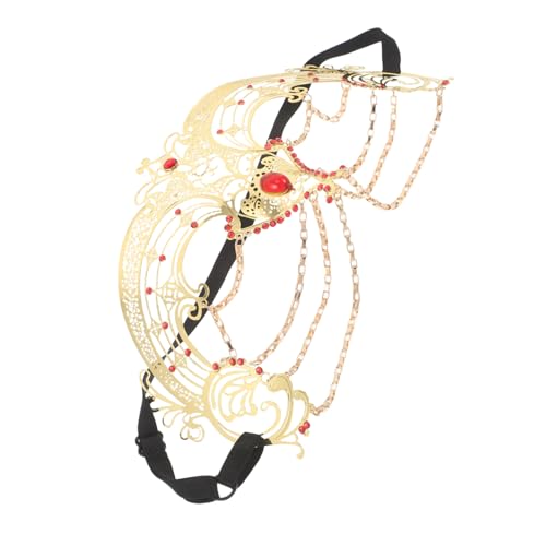 CONGARTENO Rhinestone Tassel Halbgesichts Maske mit Fransen und Kettenverzierung Handgefertigte Masquerade Party Maske für Halloween Karneval Cosplay und Festliche Anlässe Komfortabel und CONGARTENO Rhinestone Tassel Halbgesichts Maske mit Fransen und Kettenverzierung Handgefertigte Masquerade Party Maske für Halloween Karneval Cosplay und Festliche Anlässe Komfortabel und von CONGARTENO