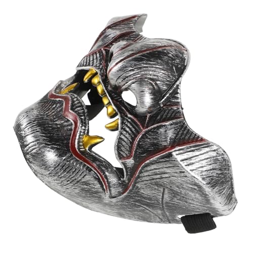 CONGARTENO Samurai Cosplay Maske Halbgesicht Prajna Dämonen Maske Japanischer Krieger Charakter Halloween Kostüm Masquerade Ball Gesichtsbedeckung Komfortabel Authentisch Detailreich CONGARTENO Samurai Cosplay Maske Halbgesicht Prajna Dämonen Maske Japanischer Krieger Charakter Halloween Kostüm Masquerade Ball Gesichtsbedeckung Komfortabel Authentisch Detailreich von CONGARTENO